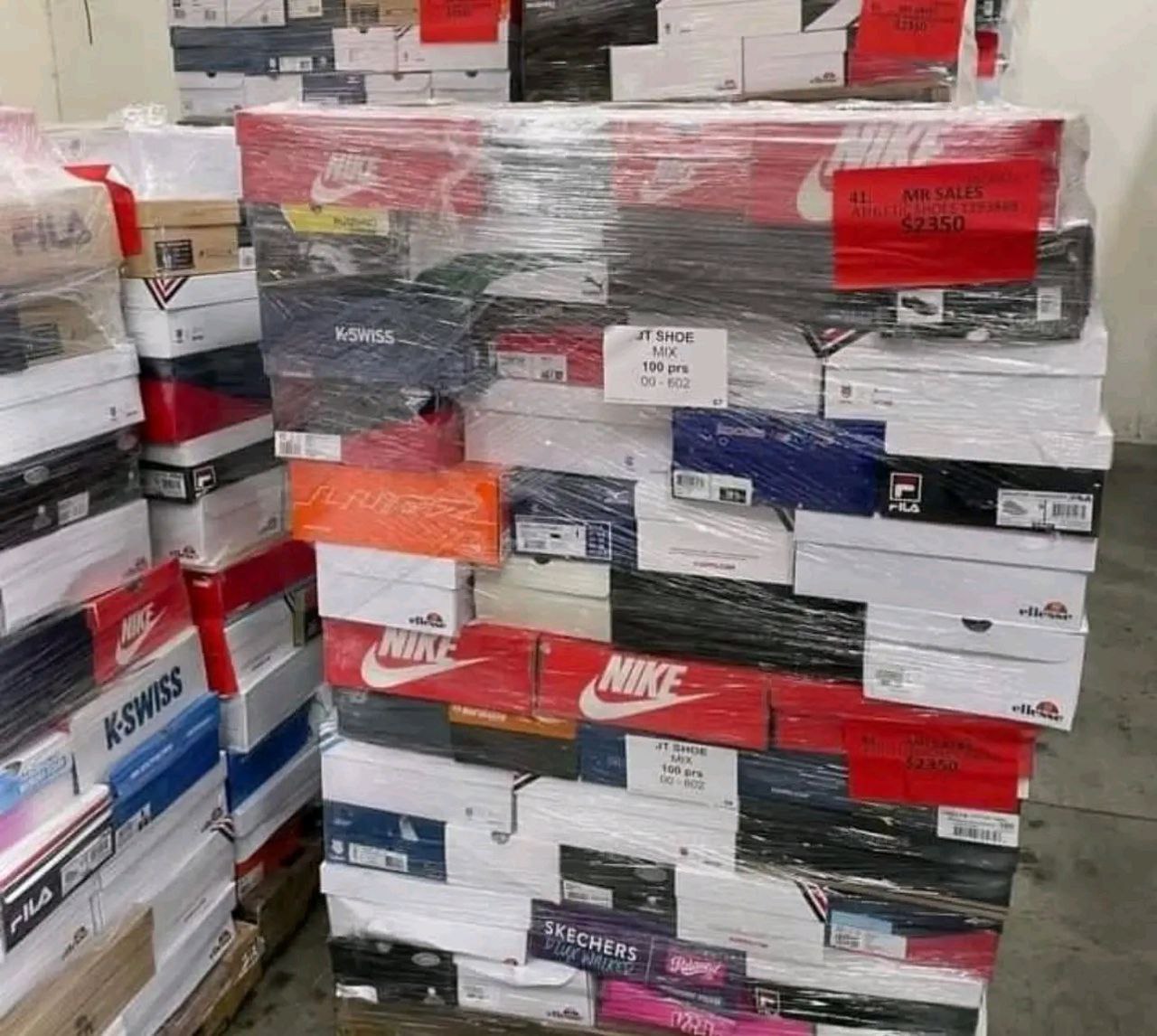 Mixed Brand new shoes pallet