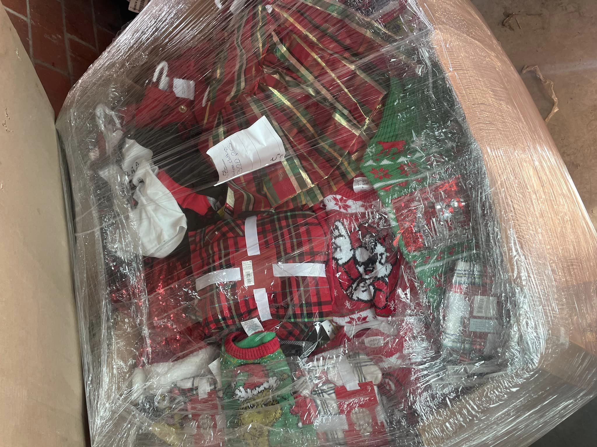 Christmas Clothing Pallet